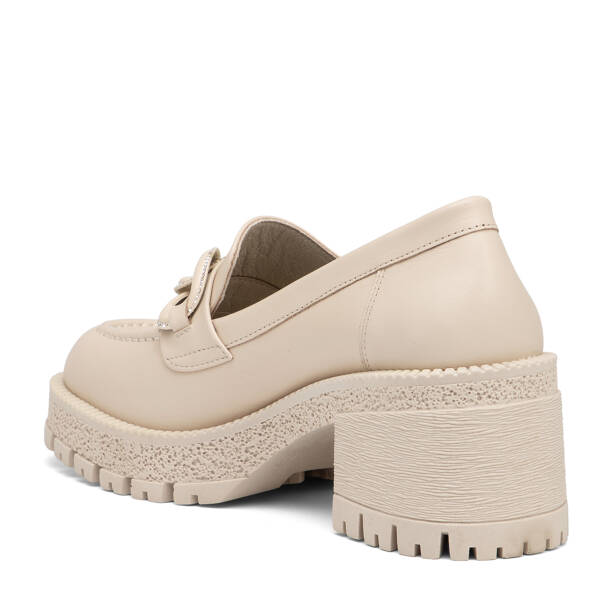 Bej Hakiki Deri Kadın Casual Ayakkabı - K25I1AY67875-A25 - Tergan