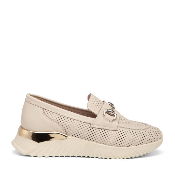 Bej Hakiki Deri Kadın Casual Ayakkabı - K25I1AY67969-A25 - 1