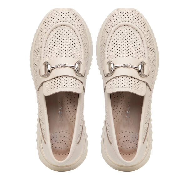 Bej Hakiki Deri Kadın Casual Ayakkabı - K25I1AY67969-A25 - 5