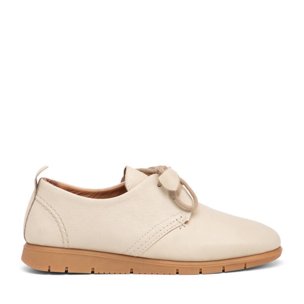 Bej Hakiki Deri Kadın Casual Ayakkabı - K25I1AY67994-A25 