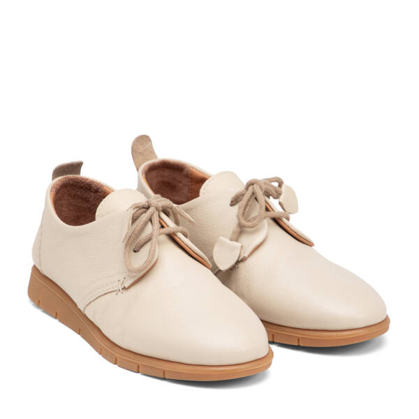 Bej Hakiki Deri Kadın Casual Ayakkabı - K25I1AY67994-A25 - 2