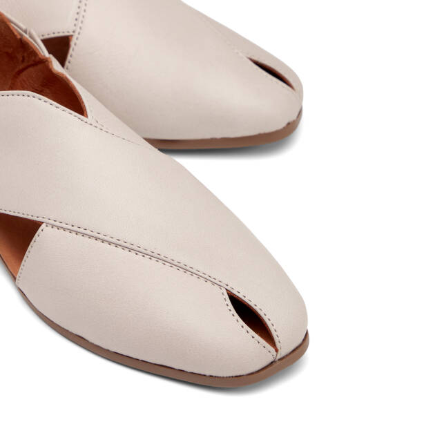 Bej Hakiki Deri Kadın Casual Ayakkabı - K26I1AY68457-Q5Q - 3