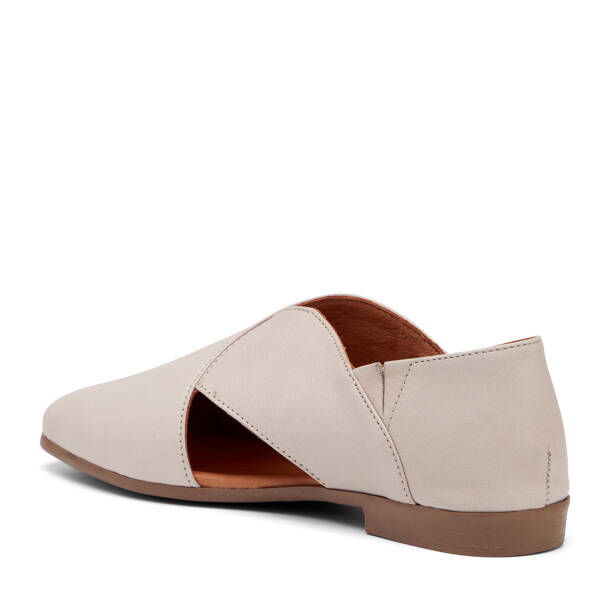 Bej Hakiki Deri Kadın Casual Ayakkabı - K26I1AY68457-Q5Q - 4