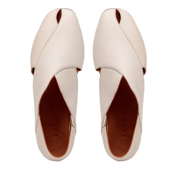 Bej Hakiki Deri Kadın Casual Ayakkabı - K26I1AY68457-Q5Q - 5