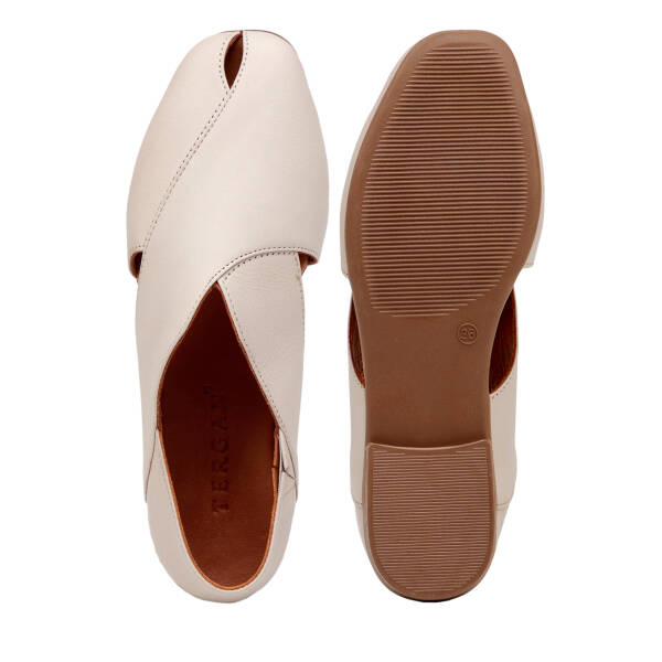 Bej Hakiki Deri Kadın Casual Ayakkabı - K26I1AY68457-Q5Q - 6