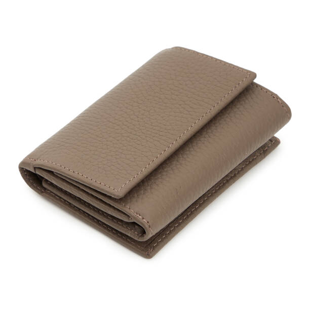 Bej Hakiki Deri Kadın Cüzdan - S1CB00005819-B73 - 4