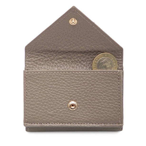 Bej Hakiki Deri Kadın Cüzdan - S1CB00005823-S95 - 4