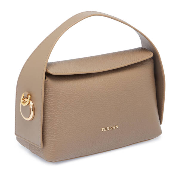 Bej Hakiki Deri Kadın El Çantası - S25K1BC80348-G3T - 2