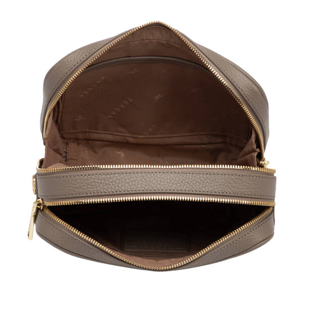 Bej Hakiki Deri Kadın El Çantası - S26Y1BC80361-S95 - Tergan