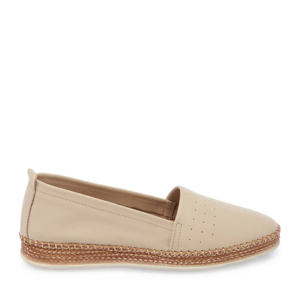 Bej Hakiki Deri Kadın Espadril - K26I1AY68521-A25 - 3