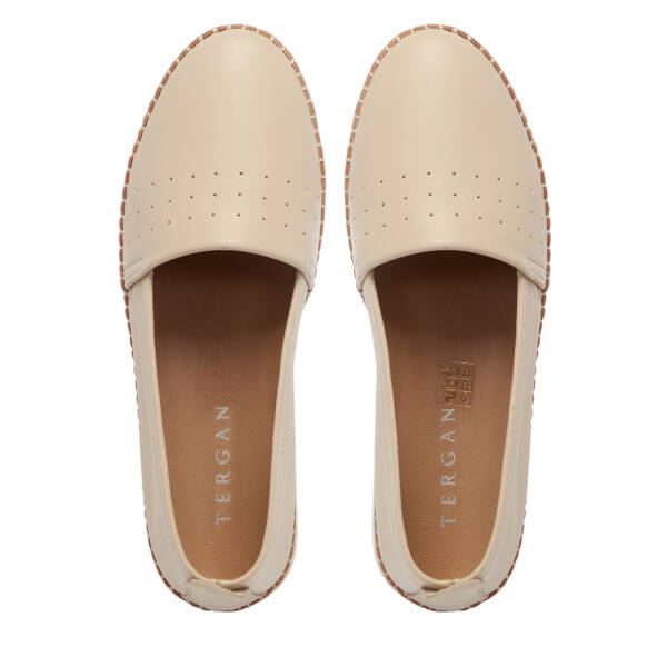 Bej Hakiki Deri Kadın Espadril - K26I1AY68521-A25 - 5