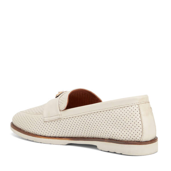 Bej Hakiki Deri Kadın Loafer - K25I1AY67841-A25 - 4