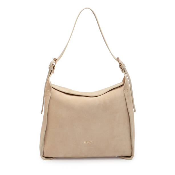 Bej Hakiki Deri Kadın Omuz Çantası - S25K1BC80530-V1M 