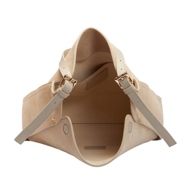 Bej Hakiki Deri Kadın Omuz Çantası - S25K1BC80530-V1M - 4