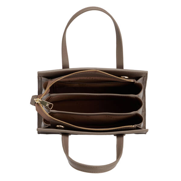 Bej Hakiki Deri Kadın Omuz Çantası - S26K1BC80602-L59 - 4