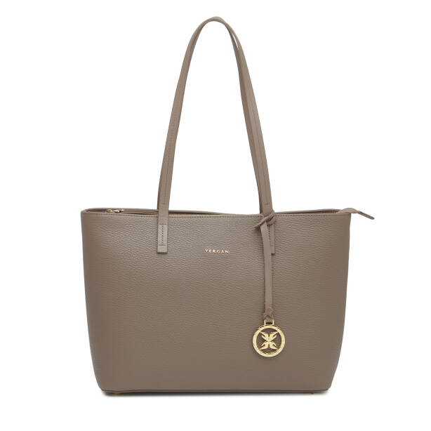 Bej Hakiki Deri Kadın Omuz Çantası - S26Y1BC78868-S95 