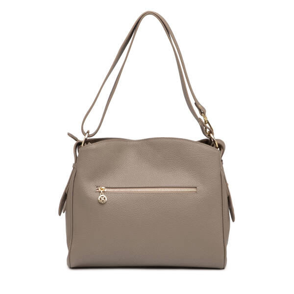 Bej Hakiki Deri Kadın Omuz Çantası - S26Y1BC79450-S95 - 3