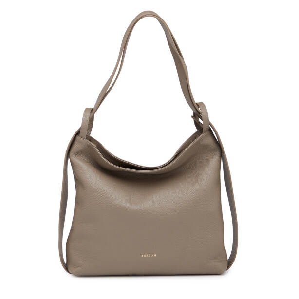 Bej Hakiki Deri Kadın Omuz Çantası - S26Y1BC79910-S95 