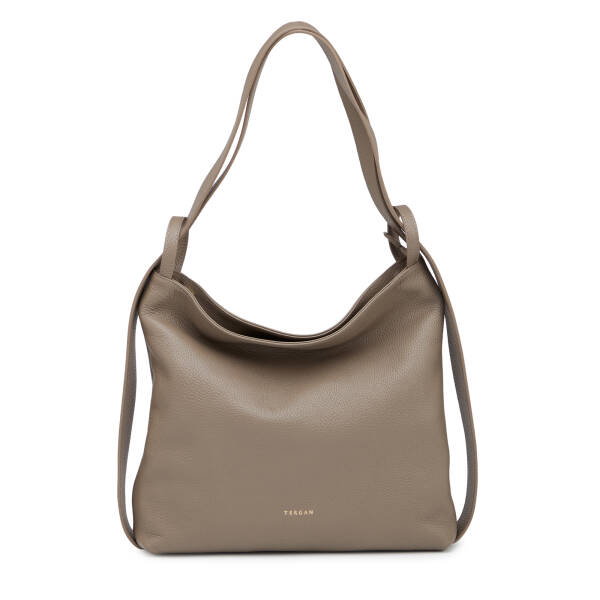 Bej Hakiki Deri Kadın Omuz Çantası - S26Y1BC79910-S95 - 1