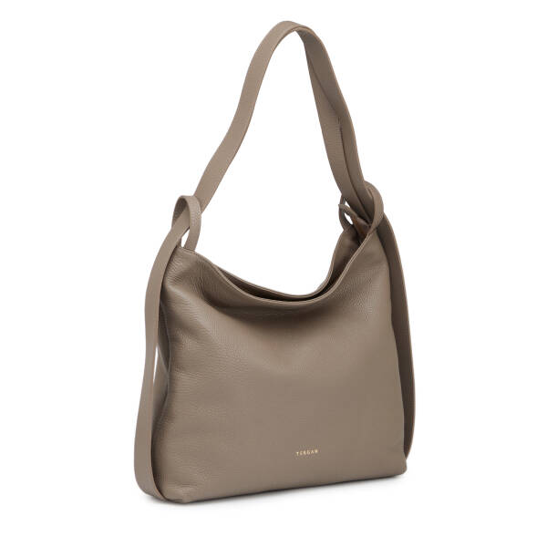 Bej Hakiki Deri Kadın Omuz Çantası - S26Y1BC79910-S95 - 2