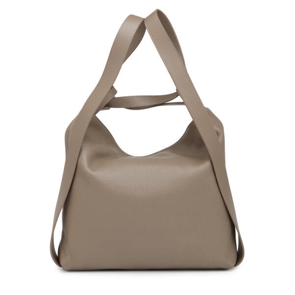 Bej Hakiki Deri Kadın Omuz Çantası - S26Y1BC79910-S95 - 3