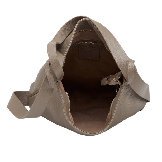 Bej Hakiki Deri Kadın Omuz Çantası - S26Y1BC79910-S95 - 4