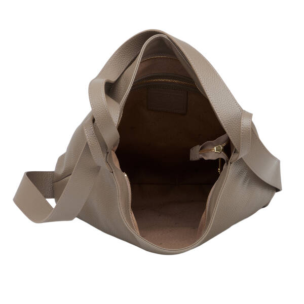 Bej Hakiki Deri Kadın Omuz Çantası - S26Y1BC79910-S95 - 4