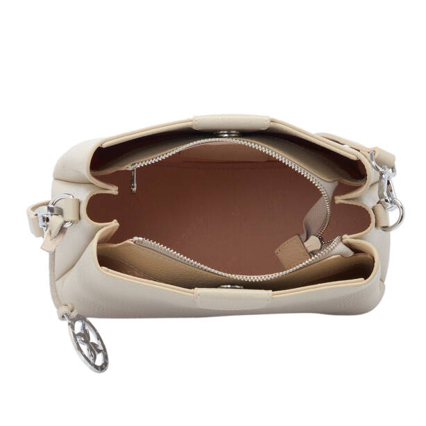 Bej Hakiki Deri Kadın Omuz Çantası - S26Y1BC80172-B19 - 4