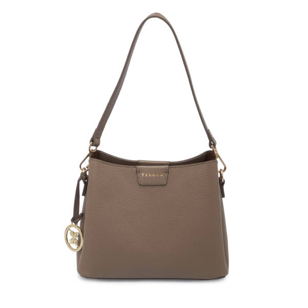 Bej Hakiki Deri Kadın Omuz Çantası - S26Y1BC80172-S95 - 1