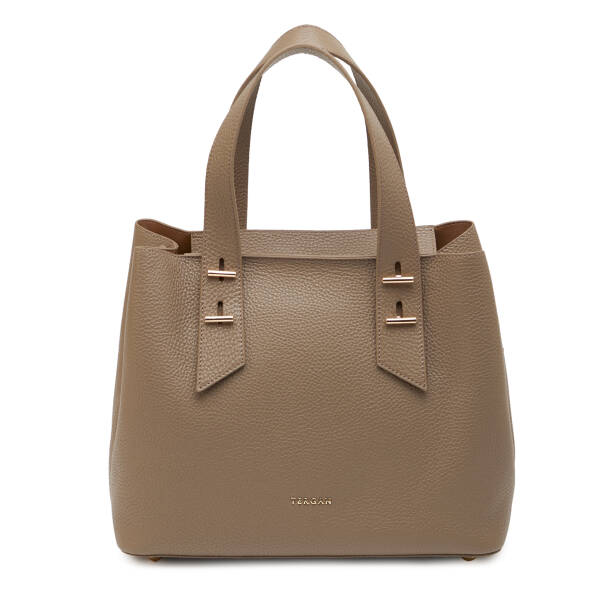 Bej Hakiki Deri Kadın Omuz Çantası - S26Y1BC80485-S95 