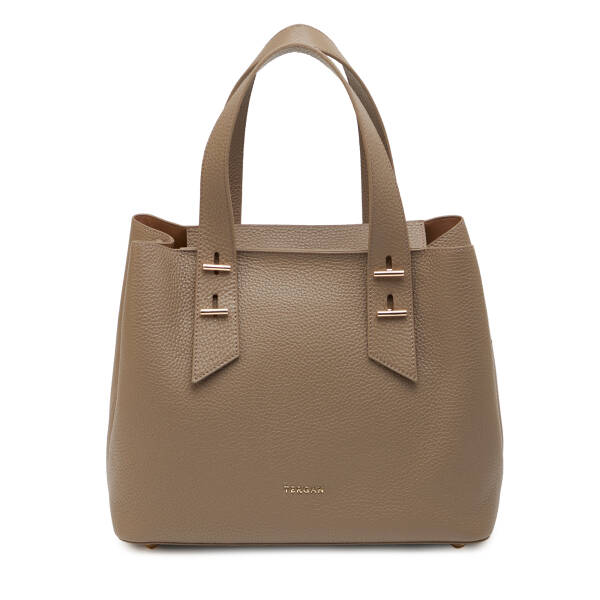 Bej Hakiki Deri Kadın Omuz Çantası - S26Y1BC80485-S95 - 1