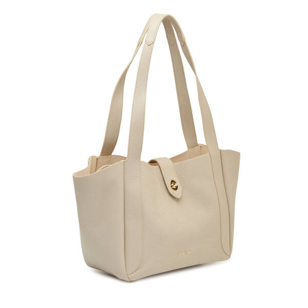 Bej Hakiki Deri Kadın Omuz Çantası - S26Y1BC80528-B19 - 2