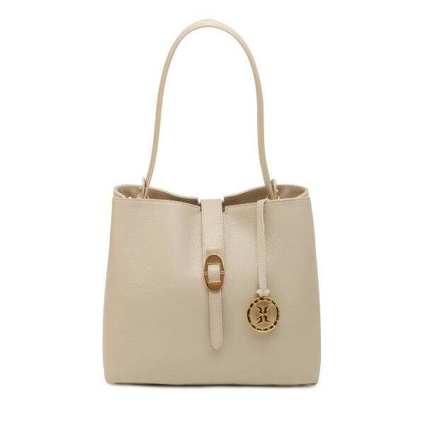 Bej Hakiki Deri Kadın Omuz Çantası - S26Y1BC80532-B19 - 1