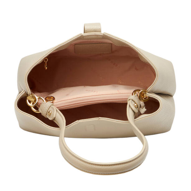 Bej Hakiki Deri Kadın Omuz Çantası - S26Y1BC80532-B19 - 4