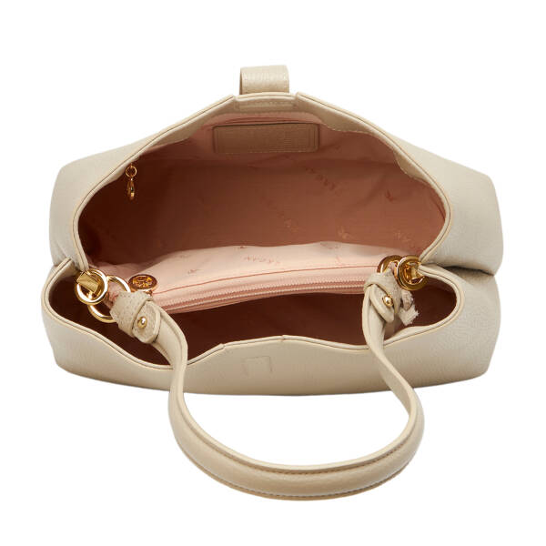 Bej Hakiki Deri Kadın Omuz Çantası - S26Y1BC80532-B19 - 4