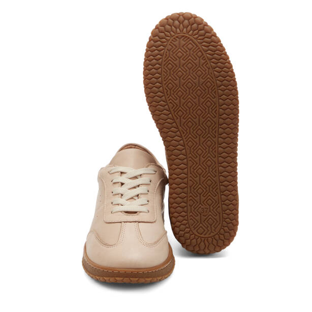 Bej Hakiki Deri Kadın Sneaker - K25I1AY67842-A25 - 4