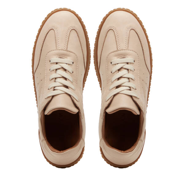 Bej Hakiki Deri Kadın Sneaker - K25I1AY67842-A25 - 5