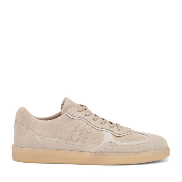Bej Hakiki Deri Kadın Sneaker - K26I1AY68412-B79 - 1