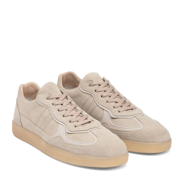 Bej Hakiki Deri Kadın Sneaker - K26I1AY68412-B79 - 2