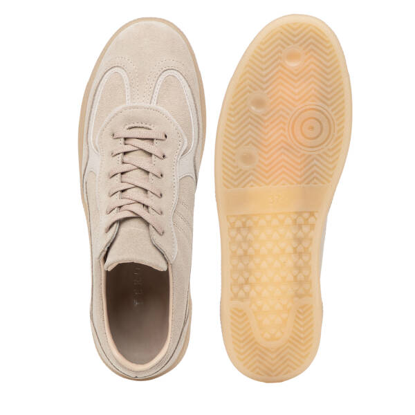 Bej Hakiki Deri Kadın Sneaker - K26I1AY68412-B79 - 6