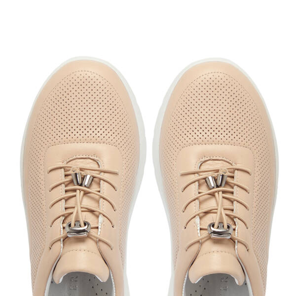 Bej Hakiki Deri Kadın Sneaker - K26I1AY68423-A25 - 5