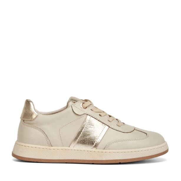 Bej Hakiki Deri Kadın Sneaker - K26I1AY68462-Q5Q - 1