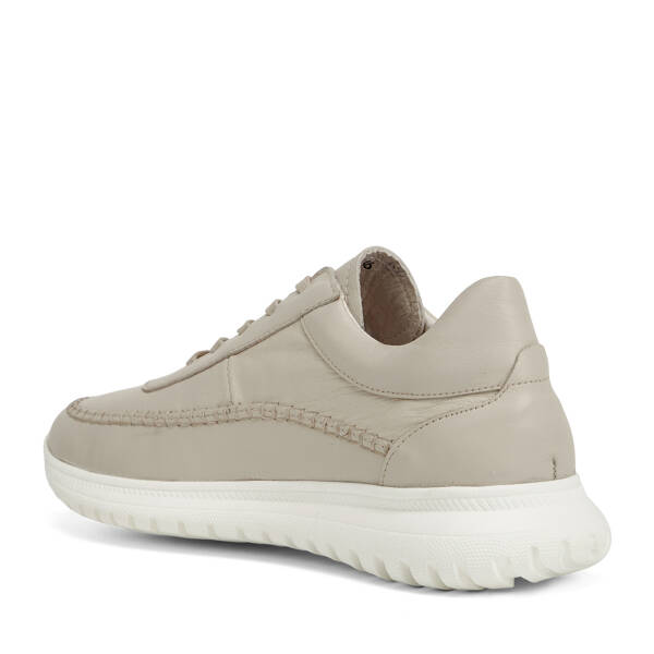 Bej Hakiki Deri Kadın Sneaker - K26I1AY68464-Q5Q - 4