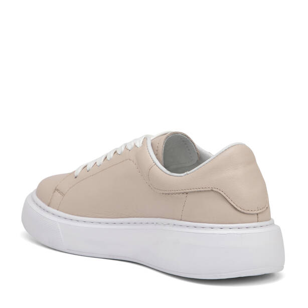 Bej Hakiki Deri Kadın Sneaker - K26I1AY68467-A25 - 4
