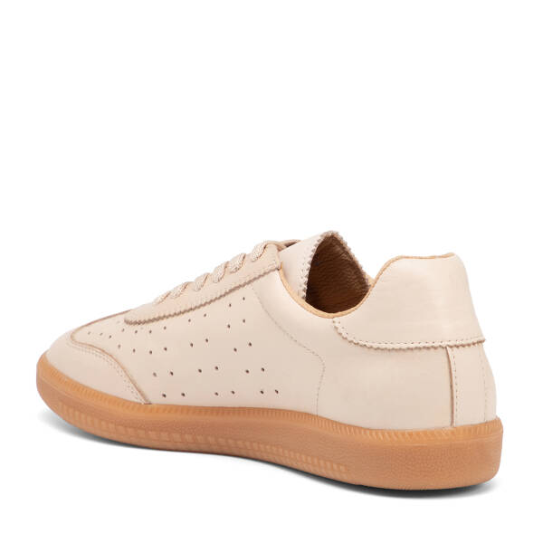 Bej Hakiki Deri Kadın Sneaker - K26I1AY68665-A25 - 4
