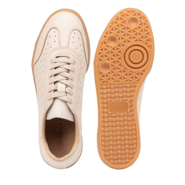 Bej Hakiki Deri Kadın Sneaker - K26I1AY68665-A25 - 6