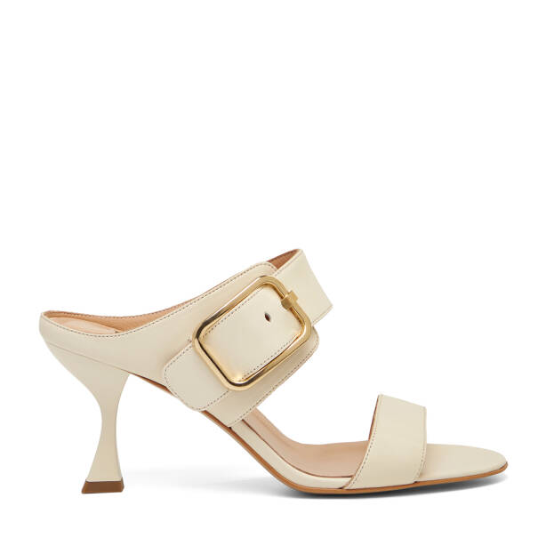 Bej Hakiki Deri Kadın Terlik - K26Y1TR68568-A25 - 1