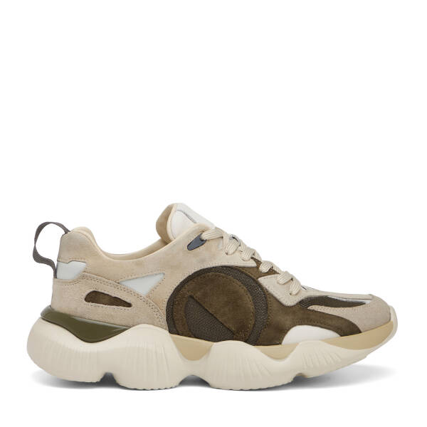 Bej Hakiki Süet Deri Erkek Sneaker - E26I1AY57598-C9W - 1