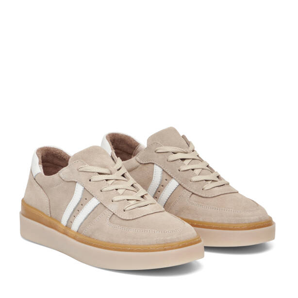 Bej Hakiki Süet Deri Kadın Sneaker - K26I1AY68421-B79 - 2