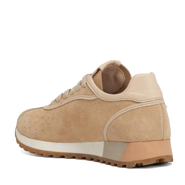 Bej Hakiki Süet Deri Kadın Sneaker - K26I1AY68648-B79 - 4